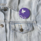 Butterflies Ronde Button 5,7 Cm (In situ)