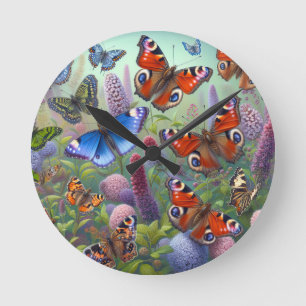 Butterflies Ronde Klok