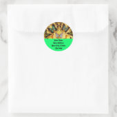 Butterflies Ronde Sticker (Tas)