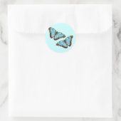 Butterflies Ronde Sticker (Tas)