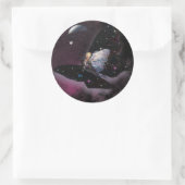 Butterflies. Ronde Sticker (Tas)