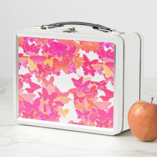 Butterflies, roze, fuchsie en koraal (In situ)