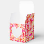 Butterflies, roze, perzik, koraal bedankdoosjes (Geopend)