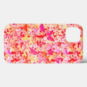Butterflies, roze, perzik, koraal Case-Mate iPhone case (Achterkant (horizontaal))