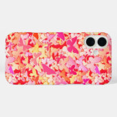 Butterflies, roze, perzik, koraal Case-Mate iPhone case (Achterkant (horizontaal))