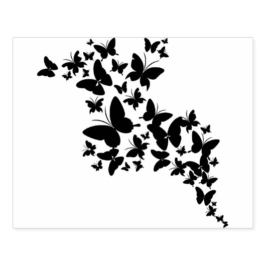 Butterflies Rubber Stempel (Afrduk)