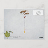 Butterflies, rupsband en vruchten briefkaart (Achterkant)