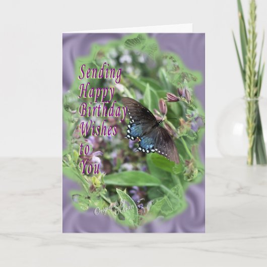 Butterflies & Sage-pas het aan Kaart (Voorkant)