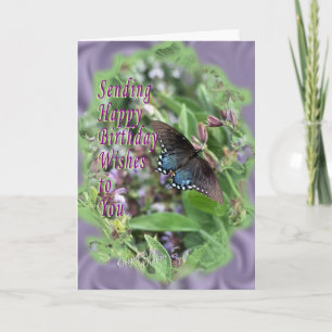 Butterflies & Sage-pas het aan Kaart