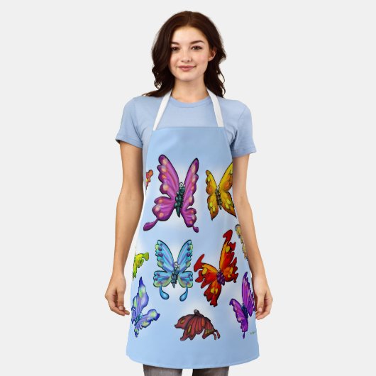 Butterflies Schort (Gedragen)
