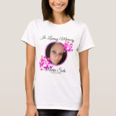 Butterflies Script Memorial Funeral T-Shirt (Voorkant)