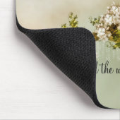 Butterflies Serenity Prayer Mousepad ~blauwgroen Muismat (Hoek)