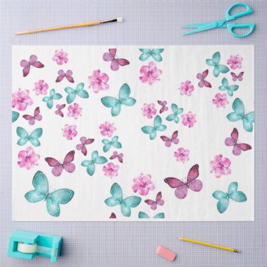 Butterflies Series Design 1 Tissuepapier (Craft)