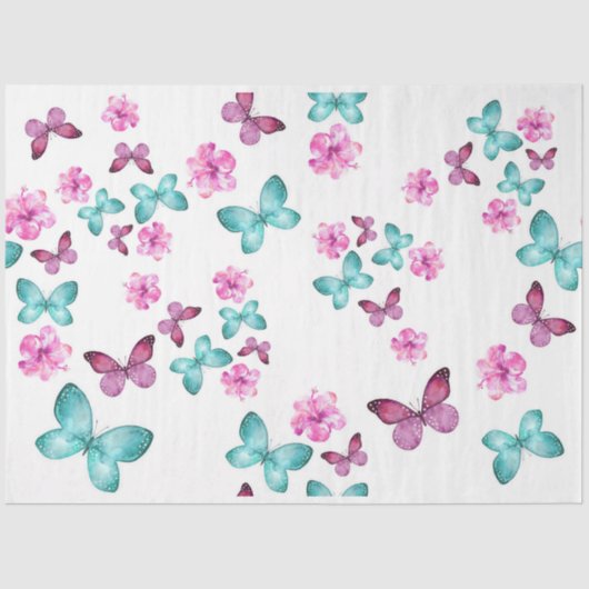 Butterflies Series Design 1 Tissuepapier (Voorkant)