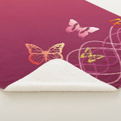 Butterflies Sherpa Deken (3/4)