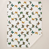 Butterflies Sherpa Deken (Voorkant)