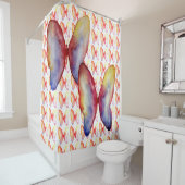 Butterflies Shower Curtain Douchegordijn (In situ)