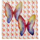 Butterflies Shower Curtain Douchegordijn (Voorkant)