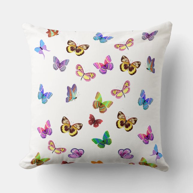 Butterflies Sierkussen (Voorkant)