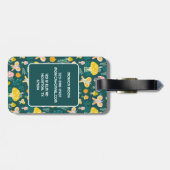 Butterflies Slakken en paddenstoelen GEPERSONALISE Bagagelabel (Achterkant horizontaal)