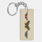  Butterflies Sleutelhanger (Voorkant Links)