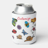 Butterflies Snagels snijdt Thunder_Cov Blikjeskoeler (Blikje Voorkant)