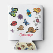 Butterflies Snagels snijdt Thunder_Cov Blikjeskoeler (Achterkant)