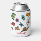 Butterflies Snagels snijdt Thunder_Cov Blikjeskoeler (Blikje Achterkant)