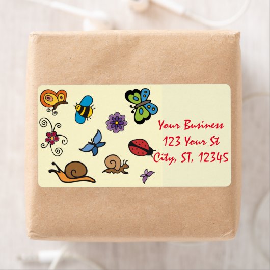 Butterflies Snagels snijdt Thunder_Cove Etiket (Insitu)