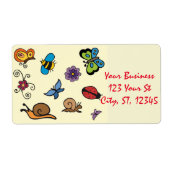 Butterflies Snagels snijdt Thunder_Cove Etiket (Voorkant)