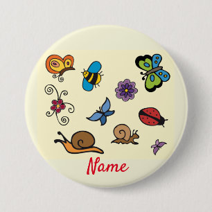 Butterflies Snagels snijdt Thunder_Cove Ronde Button 7,6 Cm