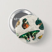 Butterflies snijdt bugs ronde button 5,7 cm (Voorkant /achterkant)