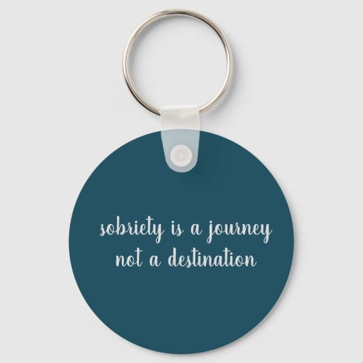 butterflies sobriety symbol acrylic round keychain (Achterkant)