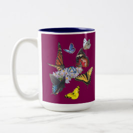 butterflies sobriety symbol slogan2 mug tweekleurige koffiemok