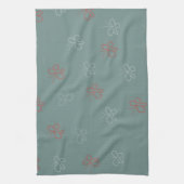 Butterflies Stars Sage Green Theedoek (Verticaal)