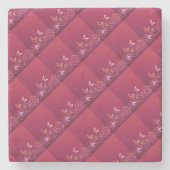 Butterflies Stenen Onderzetter (Voorkant)