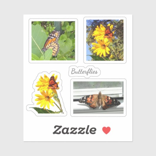 Butterflies Sticker (Vel)