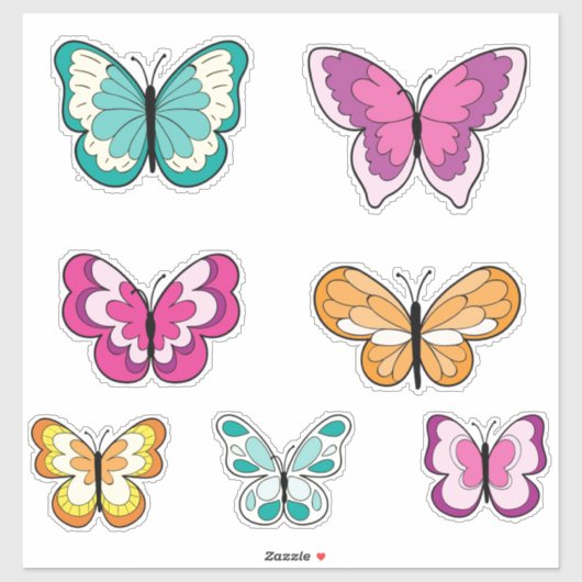 Butterflies Sticker (Vel)