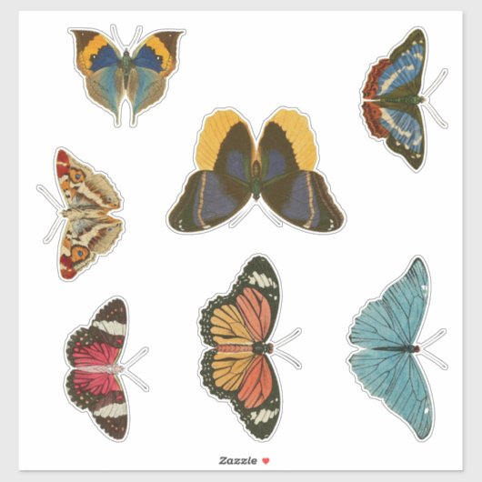  Butterflies Sticker Set (Vel)