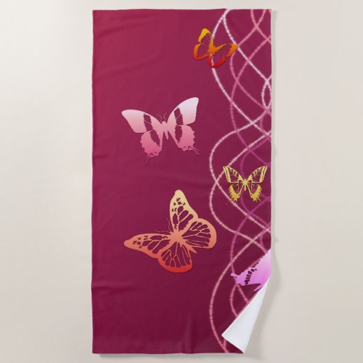 Butterflies Strandlaken (Voorkant)