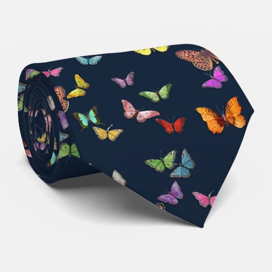 Butterflies Stropdas (Opgerold)