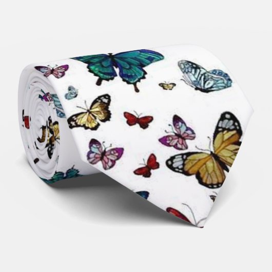 Butterflies Stropdas (Opgerold)