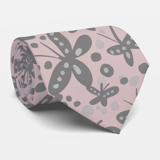 Butterflies Stropdas (Opgerold)