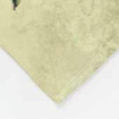 Butterflies Sunflower Waterverf Gepersonaliseerd Fleece Deken (Hoek)