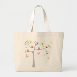 Butterflies Sweet Birthday Grote Tote Bag