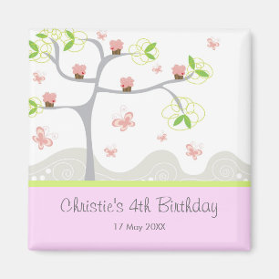 Butterflies Sweet Birthday Magneet