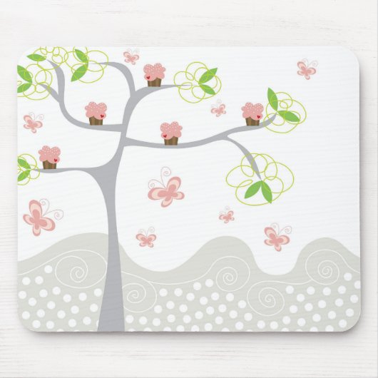 Butterflies Sweet Birthday Muismat (Voorkant)
