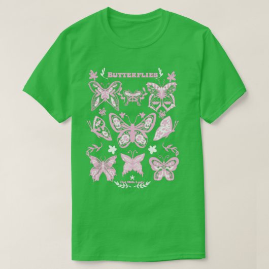 Butterflies T-shirt (Design voorkant)