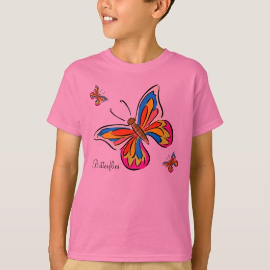 Butterflies T-shirt (Voorkant)