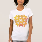  Butterflies T-shirt voor dames (Voorkant)